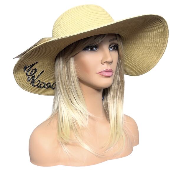 Large Brim Beach Sun Hat - Picture 9 of 11